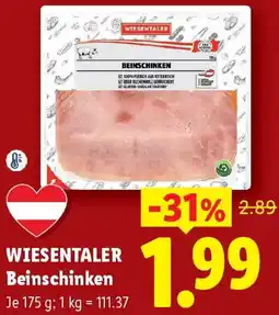 Lidl Wiesentaler Beinschinken Angebot