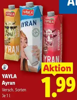 Lidl Yayla Ayran Angebot