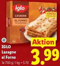Lidl IGLO Lasagne al Forno Angebot