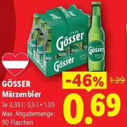 Lidl Gösser Märzenbier Angebot