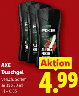 Lidl AXE Duschgel Angebot
