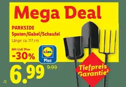 Lidl PARKSIDE Spaten/Gabel/Schaufel Angebot