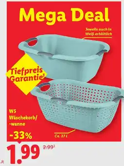 Lidl W5 Wäschekorb/-wanne Angebot