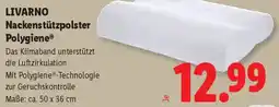 Lidl LIVARNO Nackenstützpolster Polygiene Angebot