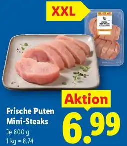 Lidl Frische Puten Mini-Steaks Angebot