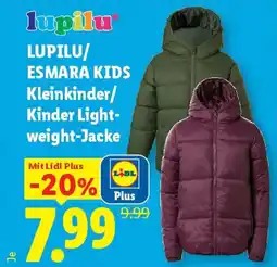 Lidl Lupilu/ Esmara Kids Kleinkinder/ Kinder Lightweight-Jacke Angebot