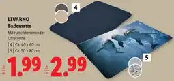Lidl Livarino Badematte Angebot