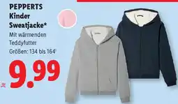 Lidl Pepperts Kinder Sweatjacke Angebot