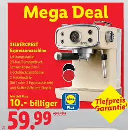Lidl Silvercrest Espressomaschine Angebot