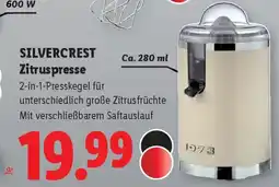 Lidl Silvercrest Zitruspresse Angebot