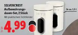 Lidl Silvercrest Aufbewahrungsdosen-Set, 2 Stück Angebot