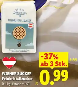 Lidl Wiener Zucker Feinkristallzucker Angebot