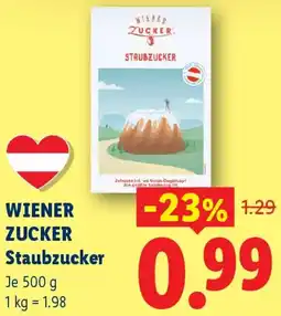 Lidl Wiener Zucker Staubzucker Angebot