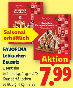 Lidl Favorina Lebkuchen Bausatz Angebot