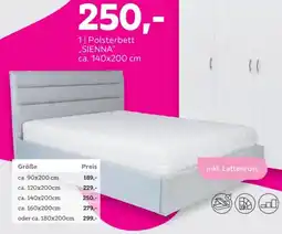 Mömax Polsterbett SIENNA Angebot