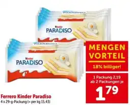 Interspar Ferrero Kinder Paradiso Angebot