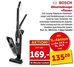 Interspar BOSCH Akkustaubsauger »Flexxo« Angebot