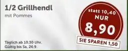 Interspar 1/2 Grillhendl mit Pommes Angebot