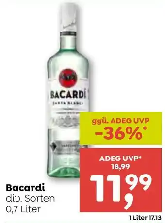 Bacardi diu. Sorten
