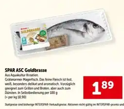Interspar SPAR ASC Goldbrasse Angebot