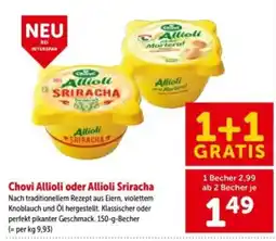 Interspar Chovi Allioli oder Allioli Sriracha Angebot