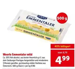 Interspar Woerle Emmentaler mild Angebot