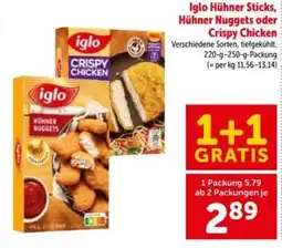 Interspar iglo Hühner Nuggets Angebot