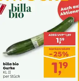 ADEG billa bio Gurke Angebot