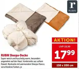 Interspar RUBIN Sherpa-Decke Angebot