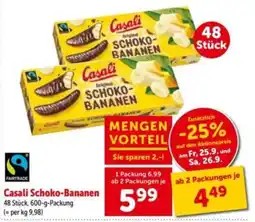 Interspar Casali Schoko-Bananen Angebot
