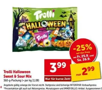 Interspar Trolli Halloween Sweet & Sour Mix Angebot