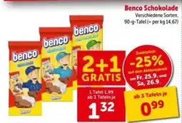 Interspar Benco Schokolade Angebot