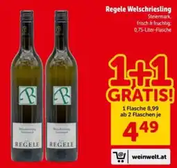 Interspar Regele Welschriesling Angebot