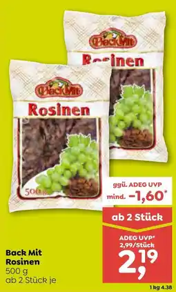 ADEG Back Mit Rosinen Angebot