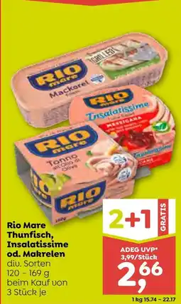 ADEG Rio Mare Thunfisch, Insalatissime od. Makrelen Angebot