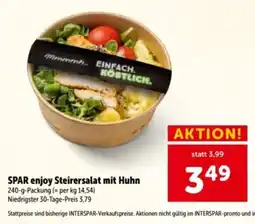 Interspar SPAR enjoy Steirersalat mit Huhn Angebot