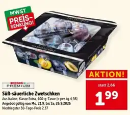 Interspar Despar Premium Süß-säuerliche Zwetschken Angebot