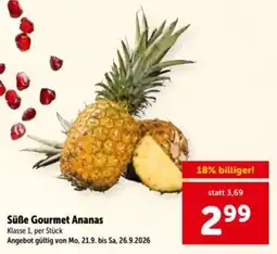 Interspar Süße Gourmet Ananas Angebot