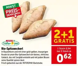 Interspar Bio-Spitzweckerl Angebot