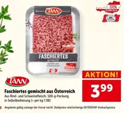 Interspar Faschiertes gemischt TANN Angebot