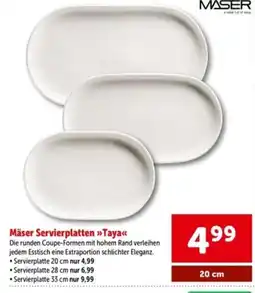 Interspar Mäser Servierplatten »Taya« Angebot