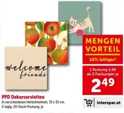 Interspar PPD Dekorservietten Angebot