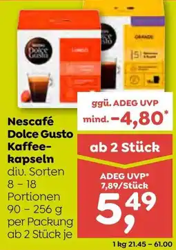 ADEG Nescafé Dolce Gusto Kaffee-kapseln Angebot