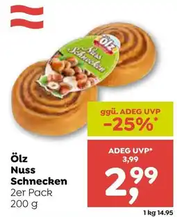 ADEG Ölz Nuss Schnecken Angebot