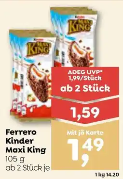 ADEG Ferrero Kinder Maxi King Angebot