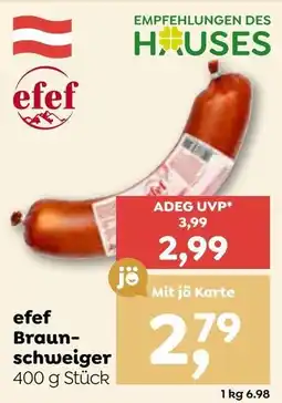 ADEG efef Braun-schweiger Angebot