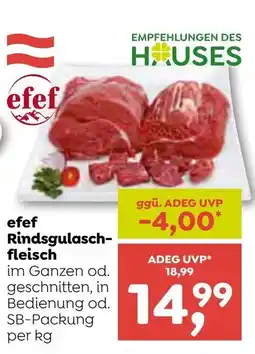 ADEG efef Rindsgulaschfleisch Angebot