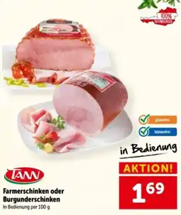Interspar TANN Farmerschinken oder Burgunderschinken Angebot