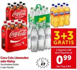 Interspar Coca-Cola Limonaden oder Kinley Angebot