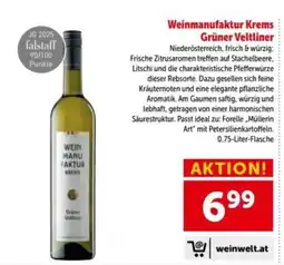 Interspar Weinmanufaktur Krems Grüner Veltliner Angebot